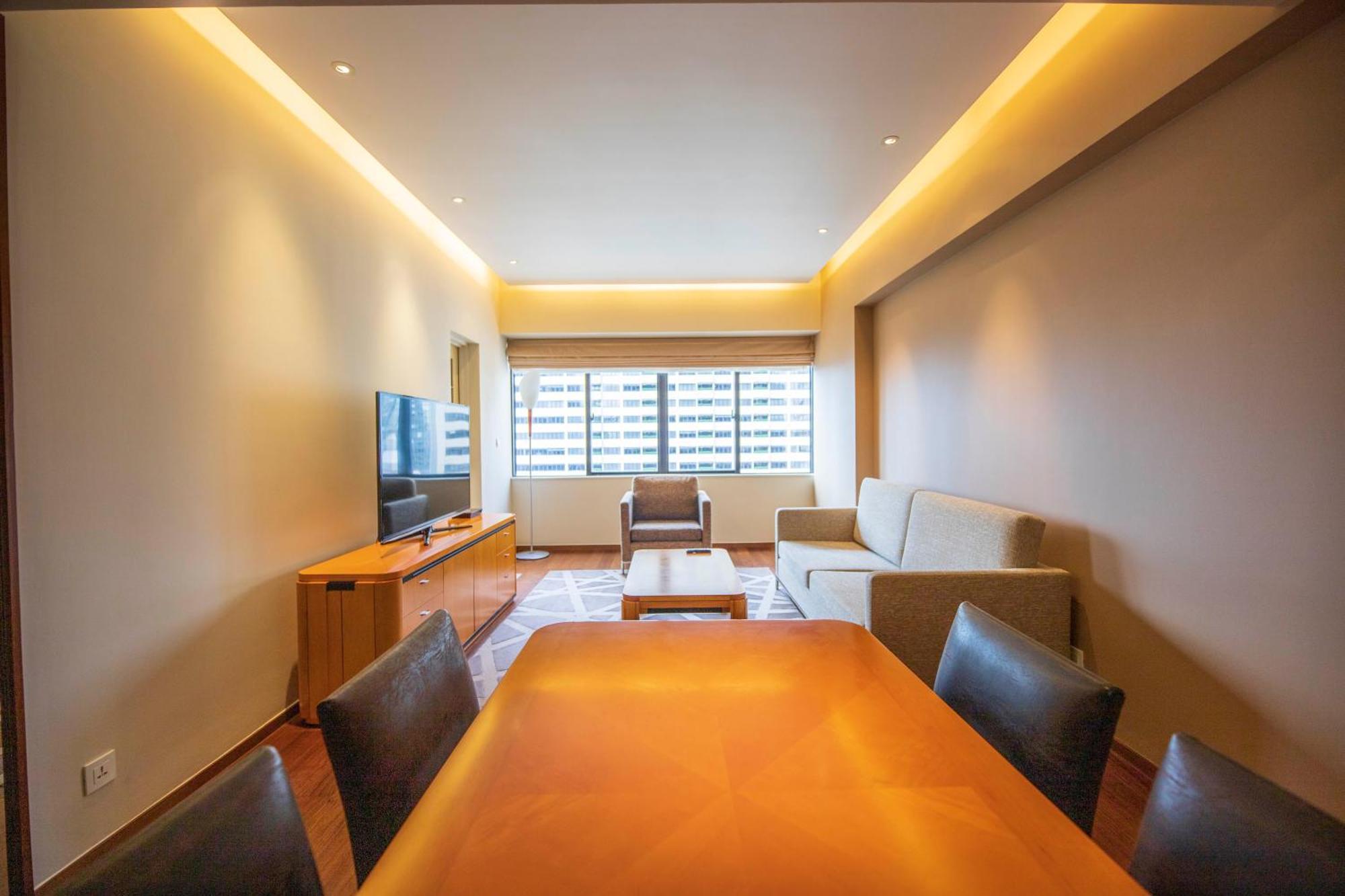 Shanghai Centre Serviced Apartment Luaran gambar