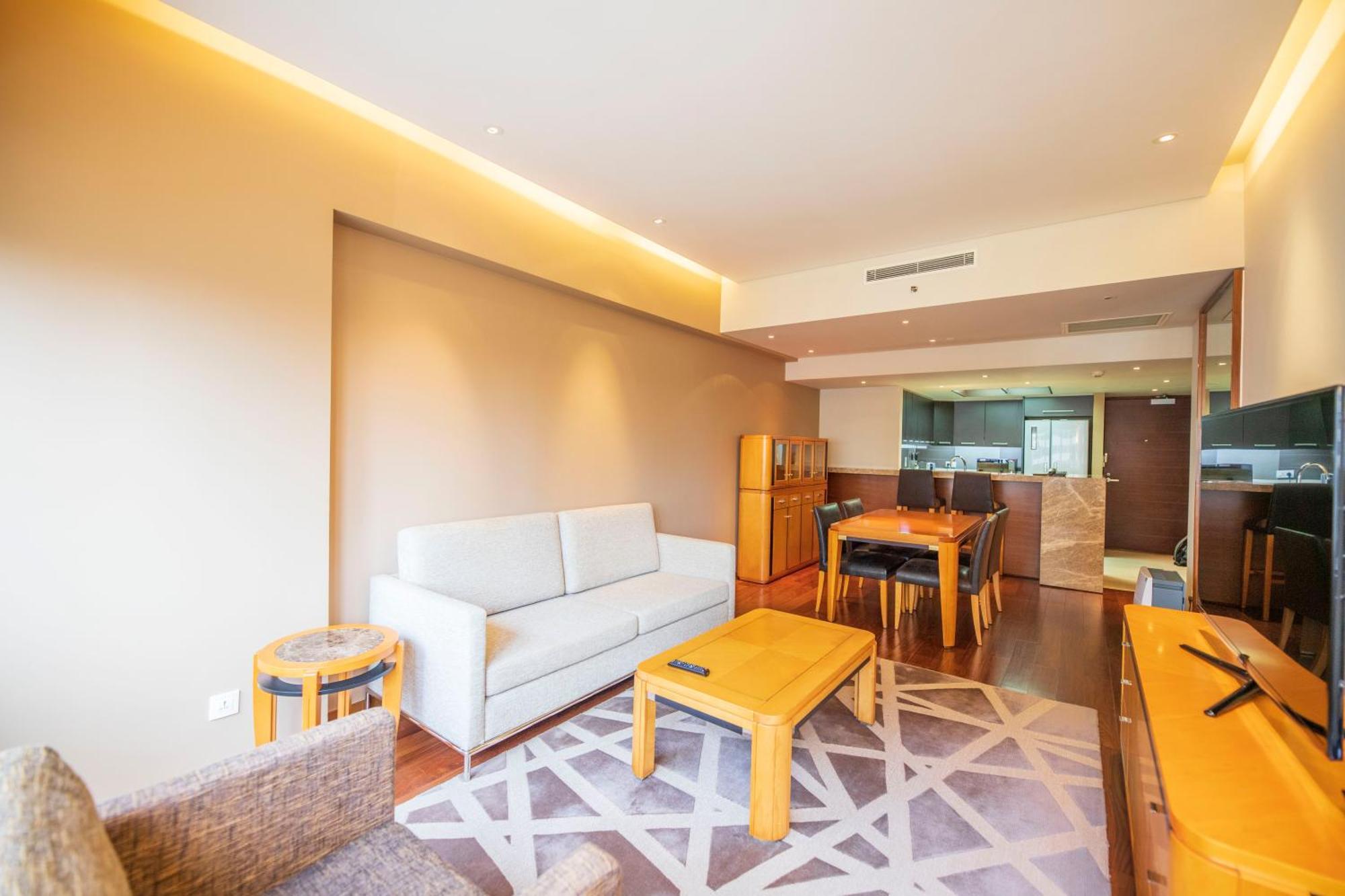 Shanghai Centre Serviced Apartment Luaran gambar