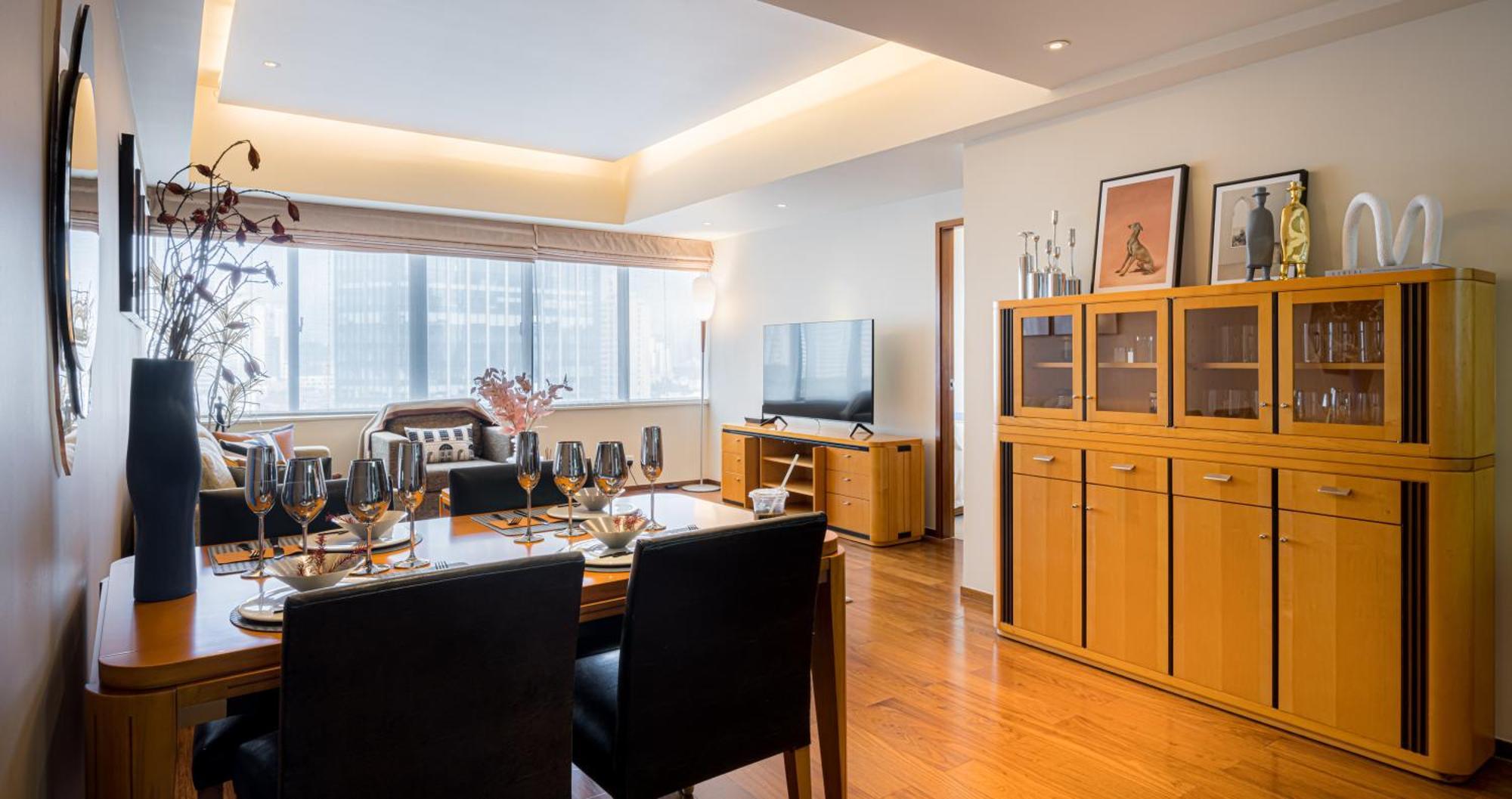 Shanghai Centre Serviced Apartment Luaran gambar