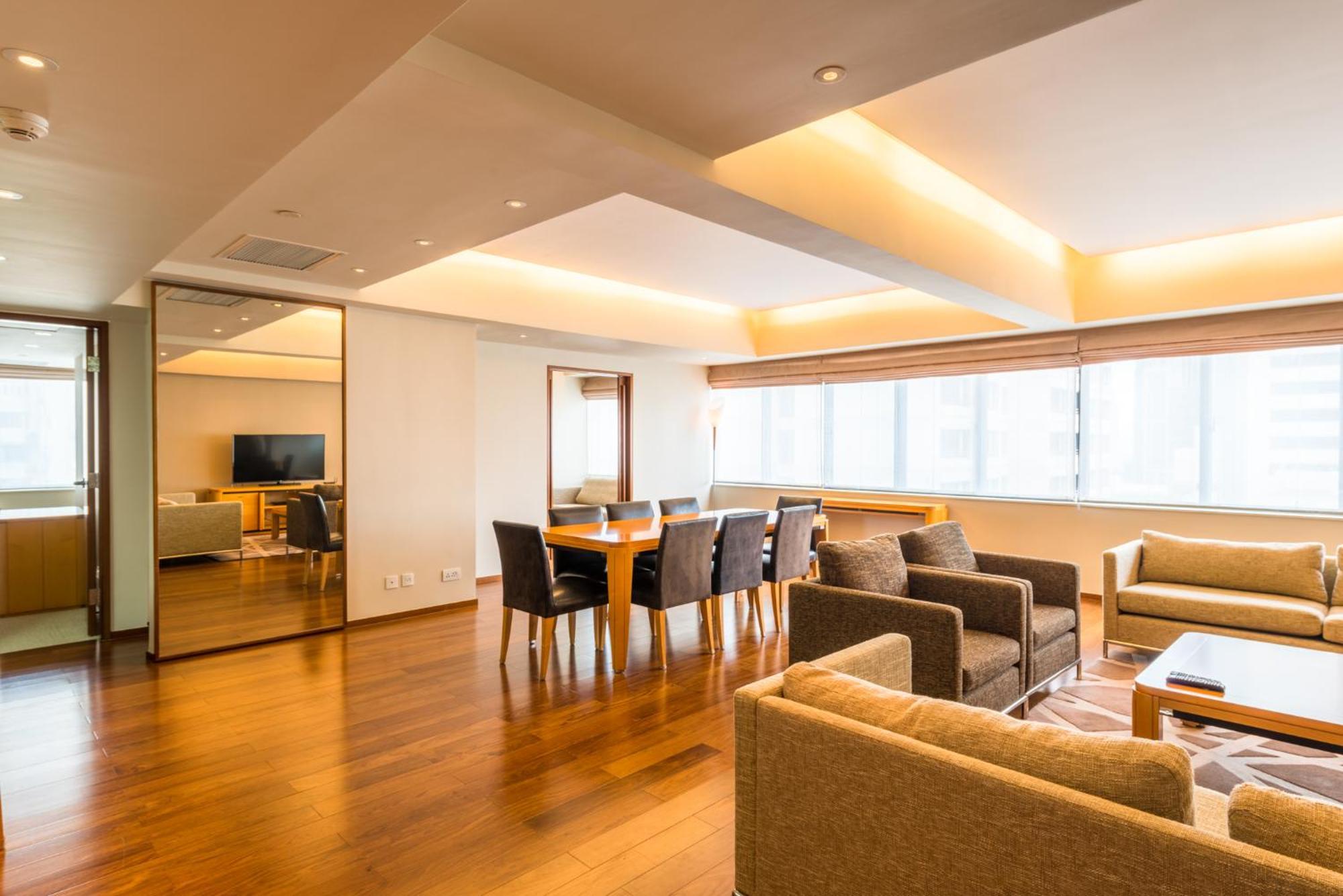 Shanghai Centre Serviced Apartment Luaran gambar