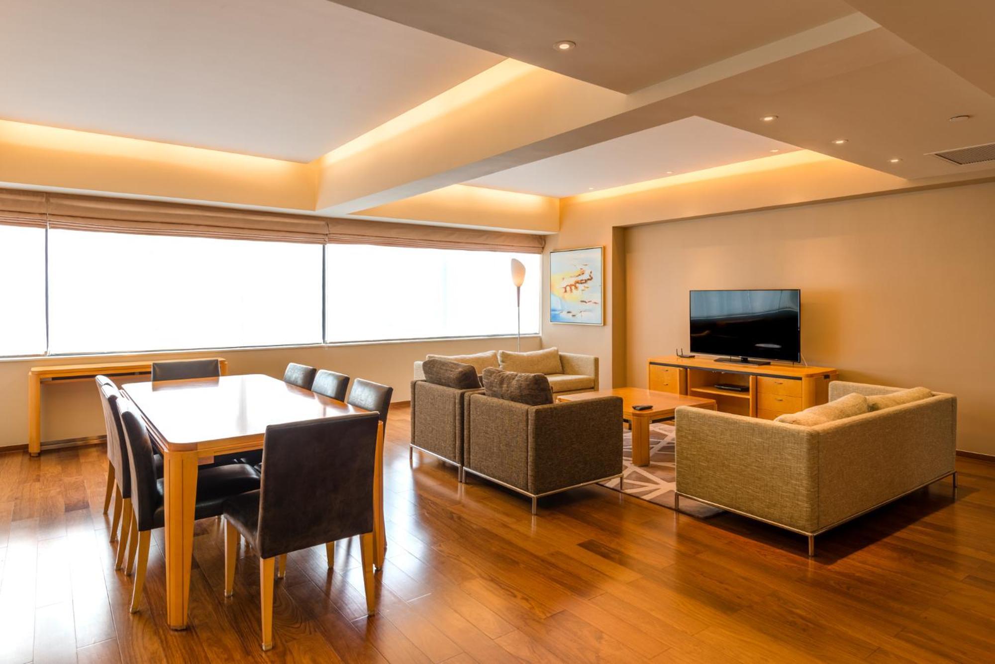 Shanghai Centre Serviced Apartment Luaran gambar