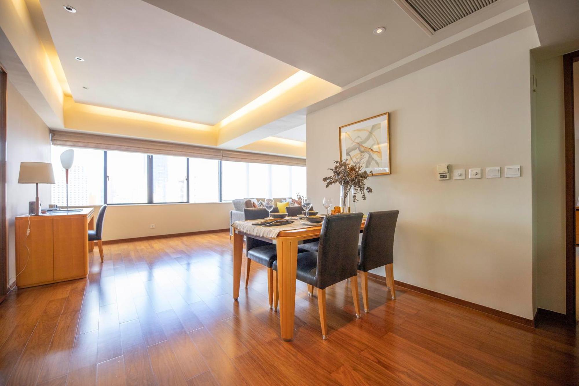 Shanghai Centre Serviced Apartment Luaran gambar