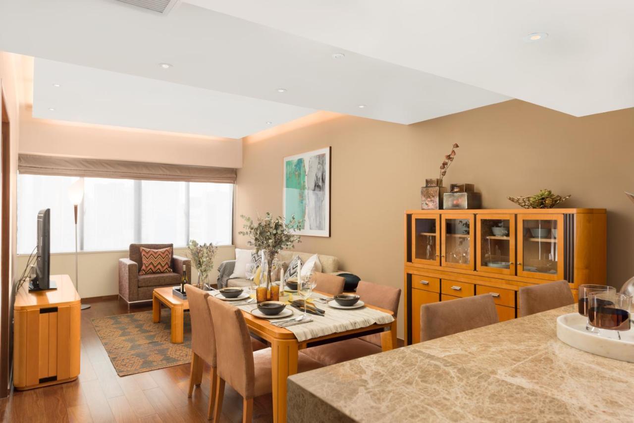 Shanghai Centre Serviced Apartment Luaran gambar